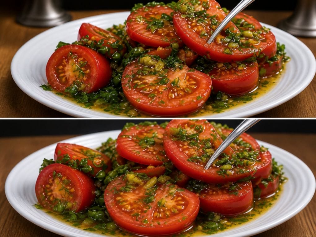 Salade de tomates “magique” : recette rapide et fraîche